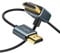 Twozoh Cable HDMI en ángulo Arriba 270° Grados 0,3M, HDMI a HDMI Cable Ultra Fino Compatible con 3D/4K@60Hz