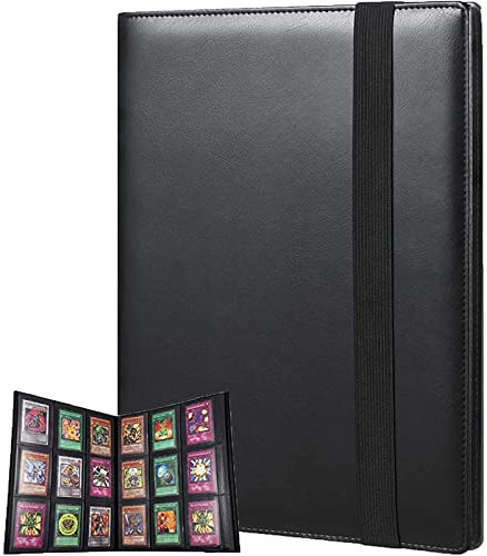 WAIZHIUA Sammelkarten Album 540 Pockets Sammelkarten Karten Hüllen, Wasser Und Staubdicht A4 Groß Karten Sammelalbum Einzelne Pockets Messen 6,8 x 9,8 cm