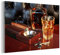 MuchoWow Glasbild Glasfoto Wandbild Bilder Deko 60x40 cm Whiskey - Flasche - Karaffe