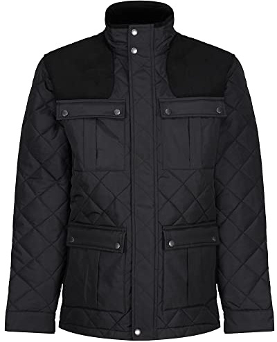 Regatta Professional Mens Padbury Quilted Jacket Black S