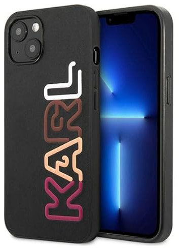 KARL LAGERFELD KLHCP13MPCOBK Hülle für iPhone 13 6,1 schwarz/Black hardcase MUL