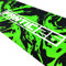 Fantic26 Stunt-Scooter Griptape Ersatz I Park I Kinder I Trick I Tret I Roller I Anti Rutsch Sandpapier 58,5cm I Passend für Decks bis 58,5cm x 15,5cm (Swirl Schwarz/Grün)