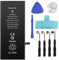 Batt-IPhone SE Battery Replacement Kit Including Water Proof Sticker, Screwdriver, Suction Cup, Pry Tool - DIY Smartphone Repair, Professional Battery Replacement Accessories (2010 mAh).