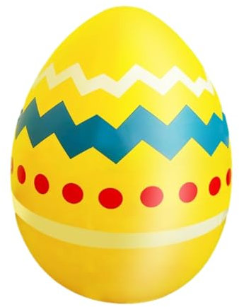 wezalget Aufblasbares Osterei | 35 Zoll Aufblasbare Osterei Dekoration Bunte aufblasbare Ostereier Dekoration - Aufblasbare Osterfeier Lieferungen