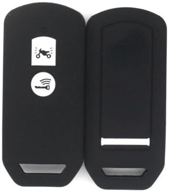 PTATT Silikon-Schlüsseletui für Honda X ADV SH 125 150 300 Forza 125 300 PCX150 2018 Motorrad-Roller 2-Tasten-Smart-Key