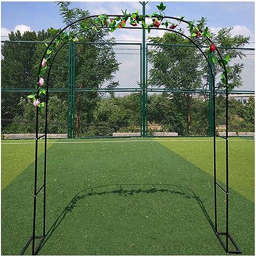 GueTTO Rankgitter Verzinkt Rosenbogen Metall Torbogen Rankhilfe Für Kletterrosen Und Clematis Rosenspalier Gartenbogen Stabiles Rosengestell Rostfrei Rankenbogen,W350*H220cm