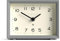 NEWGATE® Henry Schreibtisch Uhr | Zeitgenössisches rechteckiges Design | Posh grau | Leicht lesbare Nunber | Moderner Stil für Schreibtisch, Tischplatte, Regal oder Nachttisch