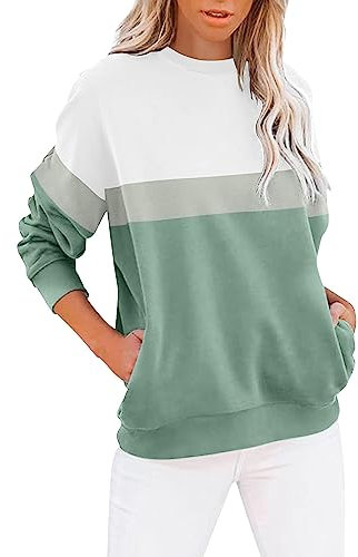 Sweatshirts für Damen, Rundhalsausschnitt, lange Ärmel, Pullover, Tops, Grafik, Mädchenpullover, übergroß, leicht, Kapuzenpullover, Fleece, Herbstkleidung, A-gn2, L