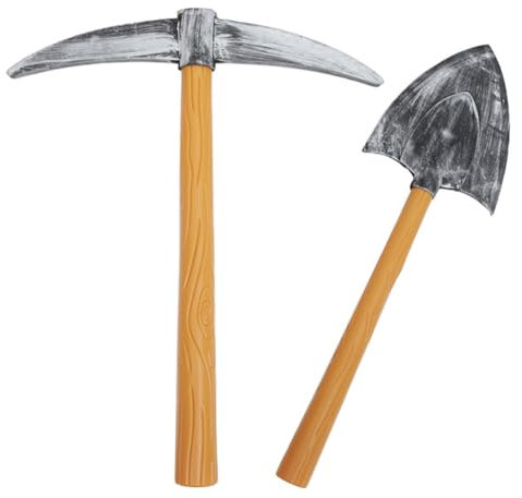 BESTYASH Schaumstoff-Spitzhacke-Spielzeug Halloween-Zwerg Cosplay-Spitzhacke Cosplay-Gnom-Zubehör Schaumstoff-Spitzhacke-Requisite
