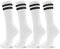 DECOVICI Kinder Fußballsocken für Mädchen und Jungen 4 Paar, Kniestrümpfe Fussball Socken für Kinder, Lange stutzen kinder fußball für 3-13 Jahre Rugby Tägliches(7-13Jahre,4Weiß)