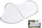 Mosquitera portátil plegable de 78 x 32 x 22 pulgadas, mosquitero portátil con fondo de red, para cama de camping o viaje (negro con fondo)