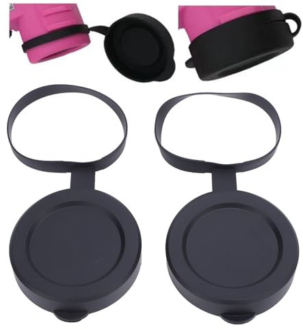 Optics-Fernglasmonokularkappen, 2pcs Objektive Objektivgummi-Binokular-Monokular-Schutzabdeckungen für Dia 61-61 Mm, Anti-Scratch