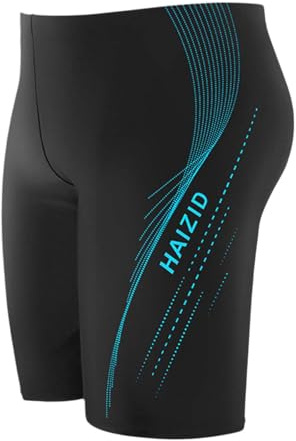 Générique Maillot de Bain Boxer Homme, Shorts de Sport Homme Maillot Surf, Boxer de Bain de Compétition Confortable Couleur Unie avec Cordon Ajustable pour Entraînement et Compétition