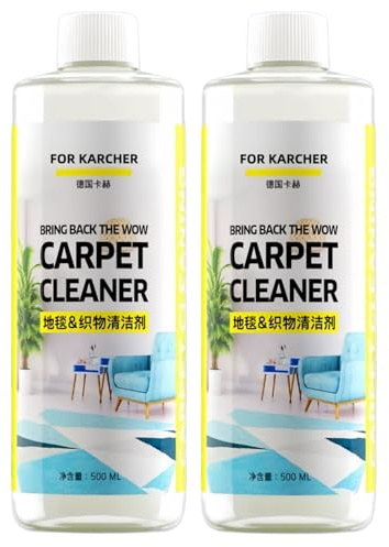 500 Ml Flecken- Und Geruchsentferner, Teppichreiniger, Kompatibel Mit Kärcher SE PUZZI BRC-Serie. Alle Aufrechten Und Kompakten Tiefenreiniger For Teppiche(2PCS)