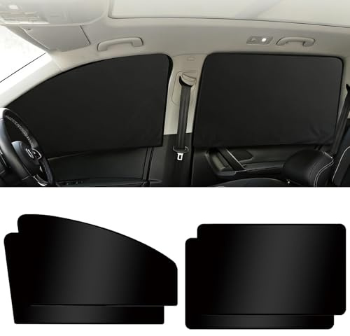 Auto Seitenfenster Sonnenschutz für Hyundai Ioniq 5 Tucson NX4 Santafe TM 2021-2025 2026,Magnetischer Auto Sonnenschutz Auto Seitenfenster Abdeckung Sommer Auto Zubehör