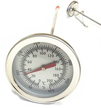Qiorange Küchen Sonden Thermometer mit Celsius und Fahrenheit 0°C bis 200 °C / 50°F bis 400°F Temperaturbereich