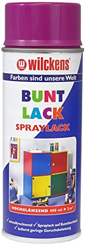 Wilckens Spraylack Buntlack Hochglanz, 400 ml, RAL 4006 Verkehrspurpur