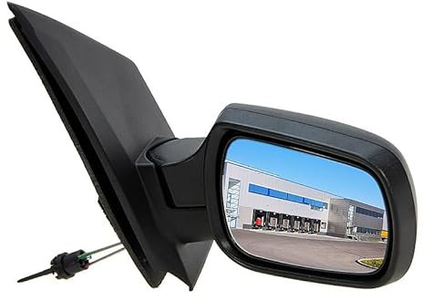 BESTPRICE 1x Elektrischer Außenspiegel links Seitenspiegel konvex Kompatibel mit FORD FIESTA Mk5 (JH_, JD_), FIESTA Mk5 Van