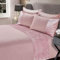 Sienna Crushed Velvet Panel Band Duvet Cover with Pillow Case Bedding Set - Silver Grey, Double