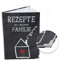 Logbuch-Verlag kleines Rezeptbuch REZEPTE AUS UNSERER FAMILIE - DIN A5 leer blanko DIY Kochbuch für Familienrezepte Generationen Buch