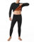 LAPASA Herren Extra warmes Dickes Thermounterwäsche Set, Samtfutter Funktionsunterwäsche, Thermooberteil & Thermounterhosen (Thermoflux Fusion M63), L, Schwarz
