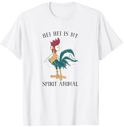 Disney Moana Hei Hei Is My Spirit Animal Portrait T-Shirt