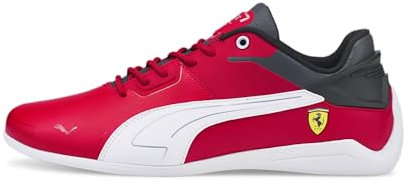 PUMA Unisex Ferrari Drift Cat Delta Sneaker, Rosso Corsa White, 46 EU