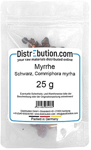 25 g Myrrhe reines Baumharz - Weihrauch Encens Kirchenqualität - Erbsen - Myhre