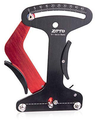 doorslay Speichenspannungsmesser Fahrradspeichen Tension Meter Kalibrierwerkzeug, Messgerät für Fahrradspeichenspannungsmessgerät Fahrradreparaturwerkzeuge