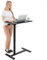 Tatkraft Bliss Airlift Pneumatischer Sitz-Steh Laptoptisch mit Rädern, Höhenverstellbar 74-115 cm Mühelose Gaslift-Regelung, große Tischplatte Geeignet bis 19” Laptops mit Maus, Robust und Stilvoll