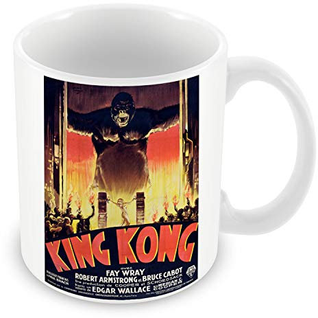 French Unicorn Mug Tasse King Kong Rétro Poster Affiche de Film Retro Cinéma Ancien