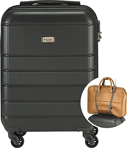Princess Traveller Florence - Handgepäckkoffer mit Riemen - Anthrazit - S - 55cm