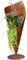 Rostikal Gartendeko Rost Pflanztüte 40 cm Garten Metall Deko Wohnzimmer Bodenvase