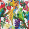 HEKO PANELS Stoff Oxford Wasserdichte Meterware Canvas-Stoff Polyester Stoff Zum Nähen Nähstoffe Dekostoffe Wasserabweisend Blickdicht Papageien 1 Meter 155 x 100 cm, DX299
