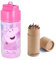 OM SUPPLIES Peppa George Characters wiederverwendbare Tritan-Trinkflasche für Kinder, 430 ml, Urlaub, Schulanfang, Mittagessen, Kinder, BPA-freier Kunststoff (Peppa)