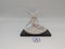 OVUNQUE PROTEGGIMI Statue von Amor und Psyche aus weißem Marmorstaub, Made IN Tuscany (ca. 13 x 16 cm)
