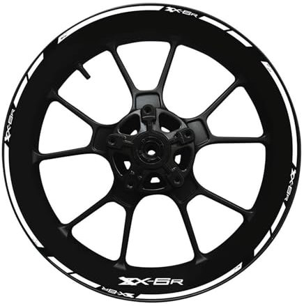 Motorrad Rad Aufkleber Für Ka-saki ZX-6R ZX6R ZX 6R 17 Zoll Motorrad Radnabe Aufkleber Dekorativer Schutz Felge Reflektierender Wasserdichter Aufkleber (Color : Z3)
