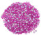 QUARKZMAN Paillettes Sfuse 4mm Paillettes Glitter 3000pz Paillettes a Tazza Paillettes per Ricamo Creazione Gioielli Artigianato Cucito, Rosso Rosa