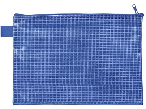 VELOFLEX 2705050 - Reißverschlusstasche DIN A5, blau, aus gewebeverstärktem EVA-Material, 1 Dokumententasche