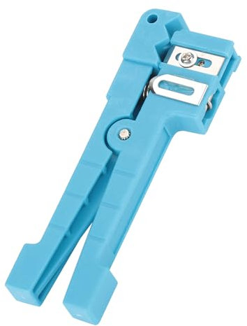 Pelacables de Tubo Amortiguador de Fibra óptica con Cuchillas Ajustables, Herramienta de Fibra óptica Rentable con Agarre Cómodo para Pelar Cables Coaxiales (-GS04214-02)