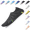 Chaussures Aquatiques Homme Femme Chaussure de Plage Confortable été Chaussette de Piscine Antidérapante Chaussures d'eau pour Yoga Surf Natation Mer Sport Aquatique Bande Noire 34 EU