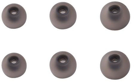 3 Paar Ohrstöpsel kompatibel mit Samsung Galaxy Buds 2 R177, Ultra Comfort Silikon-Ersatz-Ohrstöpsel mit Staubschutznetz, Galaxy Buds2 Ohrstöpsel Replacement Klein/mittel/groß 3 Größen (Schwarz)