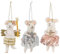 Trimits Needle Felting Mice – Christmas Tree Decorations for Kids & Adults, Complete Craft Kit with Instructions, Wool Felt Set for Beginners, Homemade Gifts & DIY Baubles Embellishments