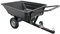 wuuhoo® remorque basculante jardín Kalle pour le tracteur de pelouse, remorque jusqu'à 300 KG, remorque pour tondeuse à gazon, remorque basculante pour jardin noire