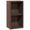 vidaXL Bücherregal, Bücherschrank Regal mit Stauraum, Standregal für Wohnzimmer Büro, Büroregal Aktenregal Aufbewahrungsregal, Braun Eichen-Optik Holzwerkstoff