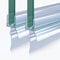 Mai & Mai Joint Porte en PVC 100cm pour Paroi de Douche Joint d'étanchéité pour Verre 8mm Joint Inférieur Design 309D2