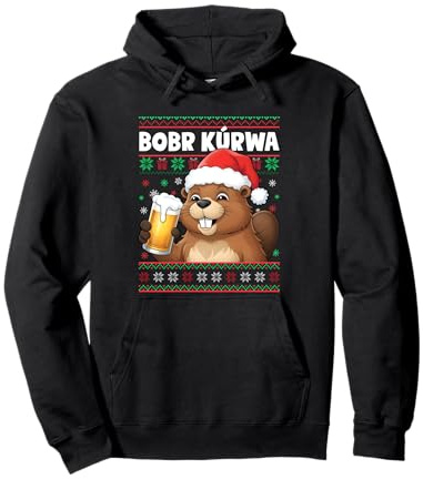 bobr kurwa bier weihnachten Pullover Hoodie