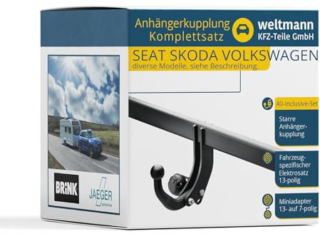 Jaeger Automotive Premium-Kit 42500333 Anhängerkupplung inkl. 13P E-Satz AHK