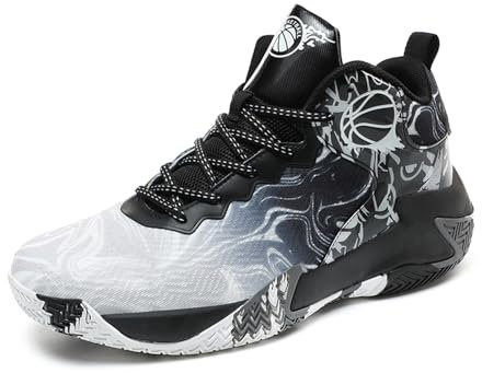 Zapatillas de Baloncesto para Hombre Zapatillas Deportivas cómodas de Malla para Caminar Zapatillas Ligeras de Moda para Correr al Aire Libre