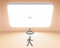 MASLED 25cm 30W IP54 Motion Sensor Lights Indoor Ceiling | Moistureproof, 3000LM, Upto 20m2, 4000K Natural Daylight, Wired 220AC | Bathroom, Toilet, Balcony, Garage etc. (SQUARE-4000K, 25CM-30W)